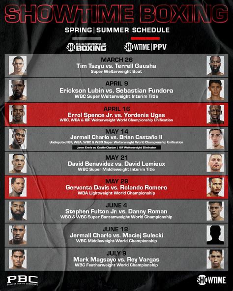 boxing schedule bad left hook|showtime boxing saturday night.